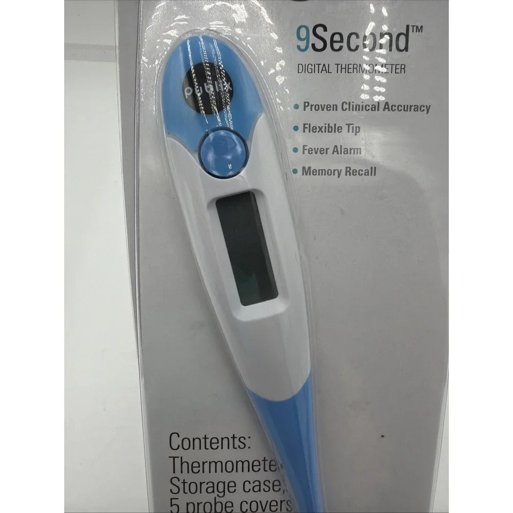 Publix 9 Second Digital Thermometer Adult Child Fever Alarm